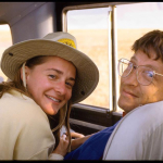 Bill and Melinda Gates in Kenya’s Kichwa Tembo Wilderness Reserve during their first trip to Afric