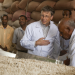 Bill Gates visiting an agricultural facility in Adama, Ethiopia on March 28, 2012.