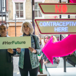 No Contraception Clinic stunt