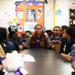 High school seniors meet with Mark Suzman