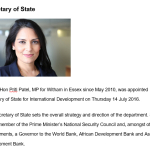 Priti Patel Biography