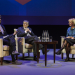 will.i.amBillGatesandEveningStandardeditorSarahSandsattheScienceMuseum.CreditScienceMuseum.