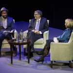 will.i.amBillGatesandEveningStandardeditorSarahSandsattheScienceMuseum2.CreditScienceMuseum.