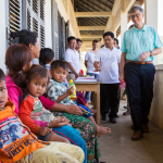 Bill Gates in Pailin, Cambodia