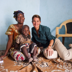 Melinda Gates visits the home of Ouleye Dia in Dakar, Senegal on July 9, 2012.